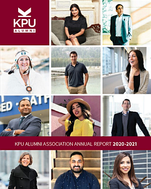 KPU Alumni Association 2020-21 Annual Report Cover page